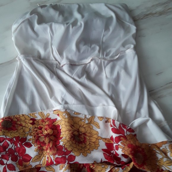 EVA BLUE RUFFLED SPAGHETTI STRAP DRESS 12 - Picture 6 of 8